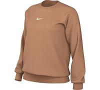 NIKE DQ5733-225 W NSW PHNX FLC OS CREW Sweatshirt Women's AMBER BROWN/SAIL Size XL-S