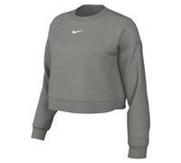 NIKE DQ5761-063 W NSW PHNX FLC OOS CREW Sweatshirt Women's DK GREY HEATHER/SAIL Size L-T
