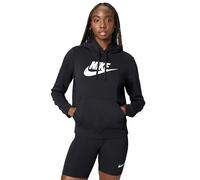 NIKE DQ5775-010 W NSW CLUB FLC GX STD PO HDY Sweatshirt Women's Black/White Size S