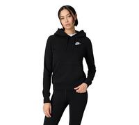 Nike Sportswear Essential Fleece Pullover Hoodie Womens XS Black/White