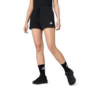 NIKE DQ5802-010 W NSW Club FLC MR Short Shorts Women's Black/White Size S-T