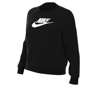 NIKE DQ5832-010 W NSW CLUB FLC GX STD CREW Sweatshirt Women's Black/White Size 2XL-S