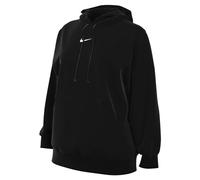 Nike Sportswear Phoenix Fleece Women's Oversized Pullover Hoodie - Black - Cotton L (UK 16-18)