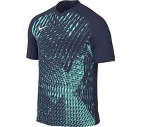 NIKE DR0944-410 M NK DF PRCSN VI JSY SS T-shirt Men's MIDNIGHT NAVY/HYPER TURQ/WHITE Size M