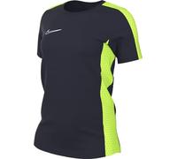 NIKE DR1338-452 W NK DF ACD23 TOP SS T-Shirt Women's Obsidian/Volt/White Size XS