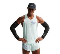 Nike Dri-FIT ADV Aeroswift Men's Running Vest | UK L in Barely Green/Lapis