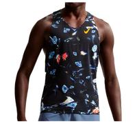 Nike - Dri-Fit ADV Aeroswift Singlet AOP - Running shirt size L, black