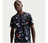 Nike - Dri-Fit ADV Aeroswift AOP S/S - Running shirt size S, black