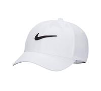 Nike Unisex Structured Swoosh Golf Cap, Mens, Black/white, Small/medium | American Golf