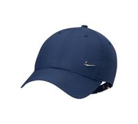 Nike Dri-FIT Club Unstructured Metal Swoosh Cap - Blue - Polyester ONE SIZE