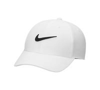 Nike Unisex Structured Swoosh Golf Cap, Mens, White/black, Medium/large | American Golf