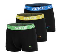 Nike Trunk Logo Boxers Black Green Yellow (3 Units) - M