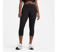 Nike Dri-Fit Fast Crop Tights for Plus Size Women - Black with Reflective Silver Details