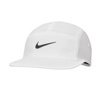 Nike Dri-Fit Fly Unstructured Swoosh Cap 'White Anthracite' FB5624-100 M
