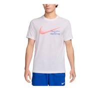 Nike Dri-FIT Graphic Running T-shirt Asia Sizing 'White' HM8292-100 L