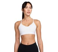 Nike Indy Light-Support Women's Padded Adjustable Sports Bra - White - Polyester/elastane L