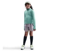 Nike Dri-FIT Long Sleeve Half Zip Top Size XL 156-166 Junior Green for Running and Training