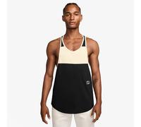 Nike Dri-FIT Men’s Vest Black White Racerback Tank Top Gym Shirt Size Small