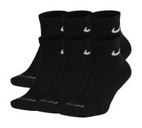 Nike Men Women 6 Pairs Socks Ankle Cushioned DRI-FIT Gym Sports Cotton