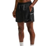 Nike Dri-FIT Miler 5 Inch 2-in-1 Men's Shorts | UK M in Black/Reflective Silver