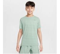 Nike Dri-Fit Miler Green T-shirt for Comfortable Running and Active Lifestyle