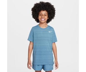 Nike Dri-Fit Miler T-Shirt Blue 128-137 Junior - Comfortable for Running and Active Days