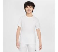 Nike Dri-FIT Miler Older Kids' (Boys') Training Top - White - Polyester M