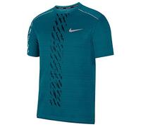 Nike Dri-Fit Miler T-Shirt - Bright Spruce/Black/(Reflective Silver), XX-Large