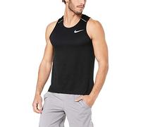 Nike Dri-Fit Miler Tank - Black/Black/Reflective Silver, X-Large
