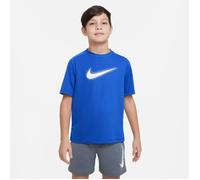 Nike Dri-FIT Multi+ Graphic T-shirt for Junior Boys, Blue, Size M (137-146), Ideal for Active Training and Running