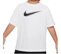 Nike Dri-FIT Multi+ Graphic T-Shirt White Size M for Active Training - Lightweight, Breathable Comfort for Young Athletes