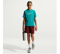 Nike Dri-FIT Multi SS Tee HBR L 146-156 Green / White Junior