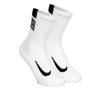 Nike Dri-Fit Multiplier Crew Sports socks 2 Pack Unisex - white, black, Size 46-50