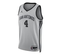 Nike Dri-FIT NBA De'Aaron Fox San Antonio Spurs 2025/26 Statement Edition Swingman Jersey 'Flat Silver' HM4882-009 L