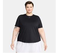 Nike Dri-Fit One Classic SS Top for Plus Size Women - Black Running T-Shirt
