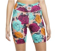 NIKE DRI FIT ONE ICON CLASH FLORAL 7" BIKE TRAINING SHORTS DM7449-609 - WOMEN S