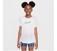 Nike Dri-FIT One Junior T-Shirt, White, Size M - Ideal for Training and Leisure Activities