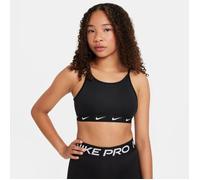 Nike, Girl's G Nk Df One Sport Bra, Black/White, 12/13 Years