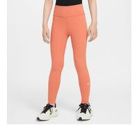 Nike Dri-Fit One Tights XL - Orange Long Tights for Active Running, Perfect for Comfort and Performance