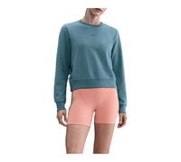 Nike Dri-FIT One Women's Crew-Neck French Terry Sweatshirt (FB5125-006, Smokey Blue/Black)