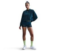 Nike DRI-FIT Oversized Crew Neck Cropped Top XL Blue Women