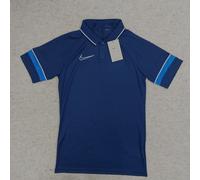 Nike Dri-Fit Polo Shirt Mens Small Navy Blue Breathable Golf Casual Short Sleeve