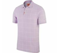 Nike Dri-Fit Purple Check Polo Shirt - S
