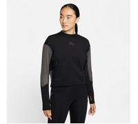 Nike Dri-FIT Run Division Crew Top XL Women - Comfortable Black/Grey Running Shirt for Enhanced Performance