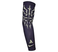 Nike Dri-Fit Sleeve J Morant Arm Sleeve Compression Sleeve Basketball Training Sports Arm Sleeve Breathable, Purple Dynasty/Volt Tint, L/XL