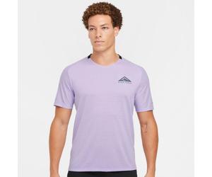 Nike Dri-FIT Solar Chase Short Sleeve Tee for Men - Hydrangeas/Black Running Top