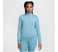 Nike Dri-FIT Swift Element UV Half Zip Women's Running Top in Denim Turquoise