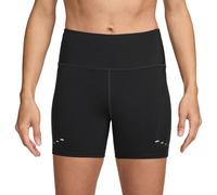 Nike Women's Swift High Waisted 4" Tight Running Shorts - Black/Reflective Silver - Size: Small