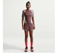 Nike Dri-FIT Swift SS Top NV S Brown Women