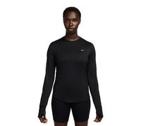 Nike Dri-FIT Swift UV Crew Neck Women's Top | UK M in Black/Reflective Silver